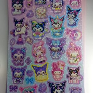 Stickers Holograficos Sanrio "Kuromi"