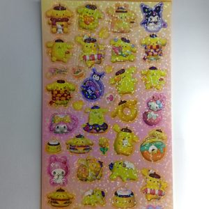 Stickers Holograficos Sanrio "Pompompurin"